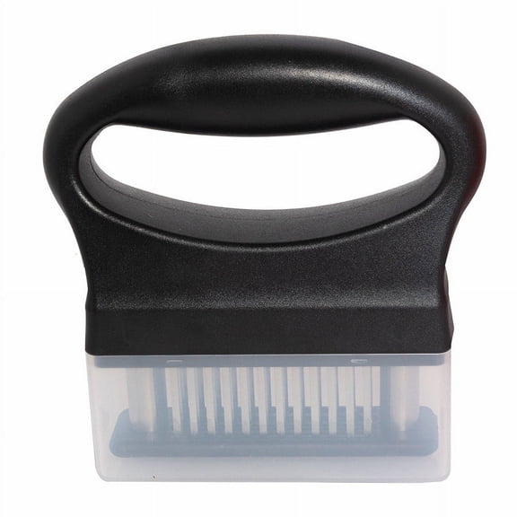 CURYMAY 48-Blade Meat Tenderizer Machine | Stainless Steel Needle Tool for Tenderizing, Marinating, Chicken Beef Pork Steak | Ergonomic Abs Handle | Dishwasher Safe | Safety Cover Included