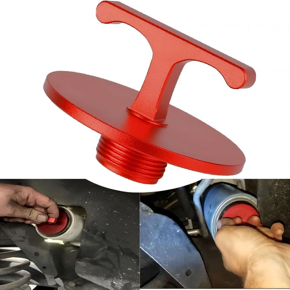 CURYMAY Aluminum Alloy Oil Filter Plug Tool for Ram 2500,3500,4500,5500 Turbo Diesel 5.7L 5.9L 6.4L 6.7L Oil Filter Cap Off Tool