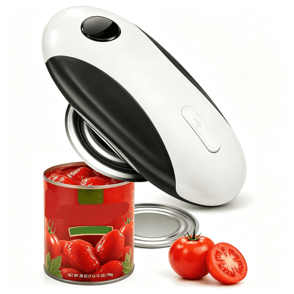 CURYMAY Electric Can Opener,One Touch Automatic Can Openers with Smooth Edge Side Cut,Rechargeable with Magnetic Lid Remover,Hands-Free for Seniors with Arthritis,Kitchen Gadgets Fits Most Cans