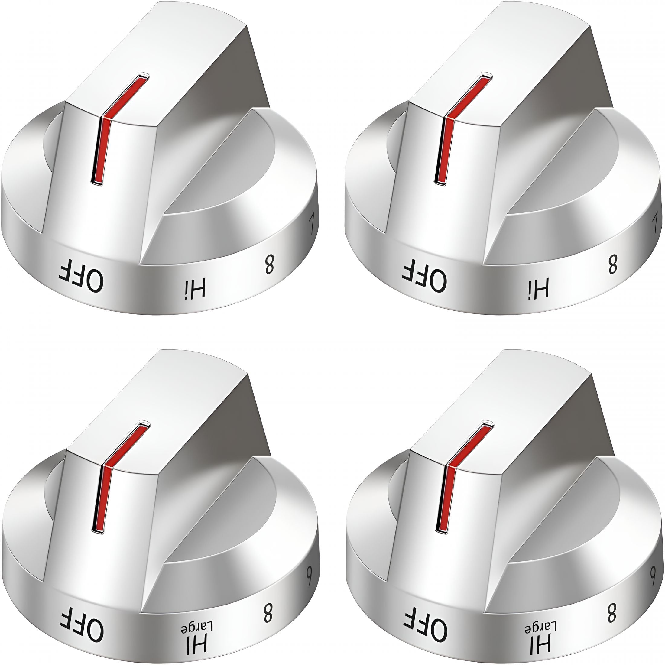 CURYMAY Electric Stove Knob Replacement,Compatible with Electric Range Models