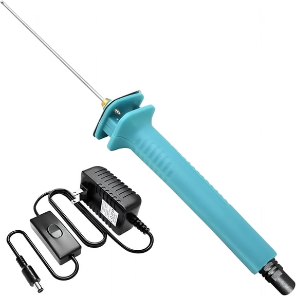 CURYMAY Foam Cutter Electric Hot Wire Foam Cutter Kit Foam Cutting Pen Set 30W 10cm Styrofoam Cutting Pen With Power Adaptor Electric Cutting Machine Pen Tools Kit For Art Making Foam Carving