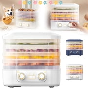 CURYMAY 2026 New Food Freeze Dryer Machine with 5 Trays for Home,Digital Adjustable Timer&Temperature Control,Ideal for Fruits,Meat,Vegetables,Candy&Snacks White