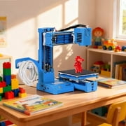 CURYMAY Fully Assembled FDM Mini 3D Printer Easy for Beginners, High Printing Accuracy small 3d printer, Printing Size 100 * 100 * 100 mm