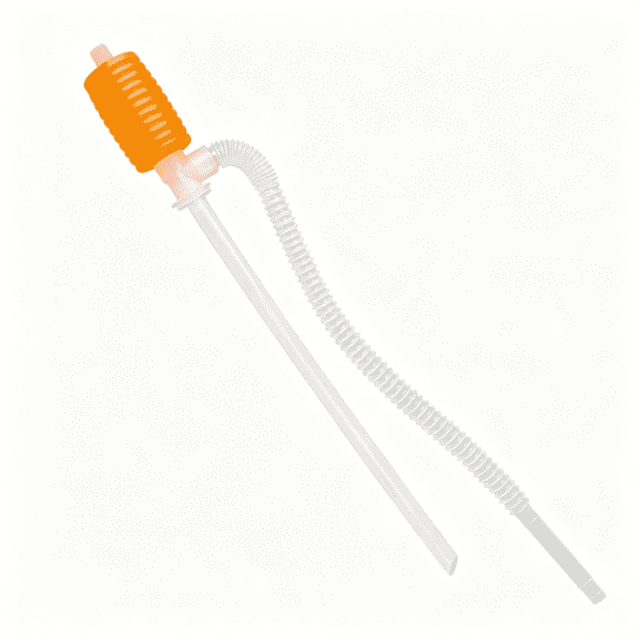 CURYMAY Hand Siphon Pump,Leak-Proof Fuel & Water Transfer Kit with 23.6" Tube,For Gasoline,Aquarium,Car,Camping Emergency Use Safe Siphon Pump for Gasoline