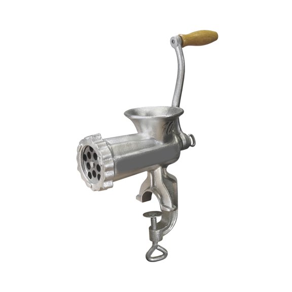 CURYMAY Heavy-Duty Manual Meat Grinder & Sausage Stuffing Kit with 2 Grinding Plates and C-Clamp manual meat grinder