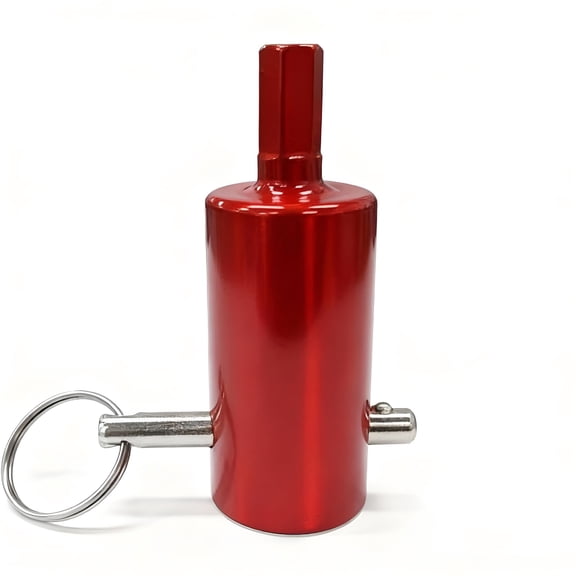 CURYMAY Heavy Duty Trailer Jack Drill Adapter - 1" Handle Stud Compatibility,Faster Operation Tool for Dump,Flatbed & Livestock Trailers1Pcs.