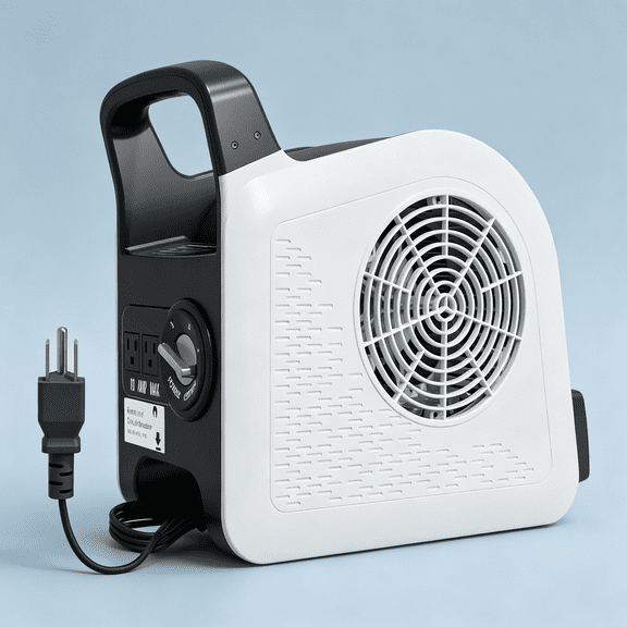 CURYMAY High Velocity Blower Fan for Drying Cooling and Ventilating,Portable Air Mover Floor Fan with 185 Rotation for Home Use Or Job Site,Utility Fan with 3 Speeds,2 Outlets,130W 325Cfm