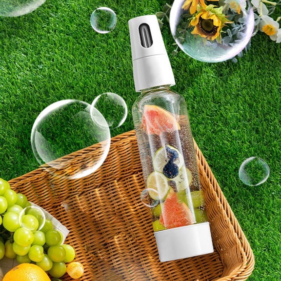 CURYMAY Homemade Carbonated Beverage Maker, Portable Sparkling Water Machine for Kitchen and Travel, Compact Fizzy Soda Drink Dispenser for Health-Conscious Families