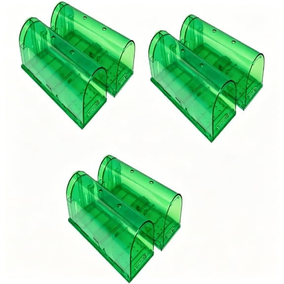 CURYMAY Humane Mouse Trap,Catch and Release Mouse Traps Designed as a Live Mouse and Rat Trap for Removing Mice Safely. (6 Small)