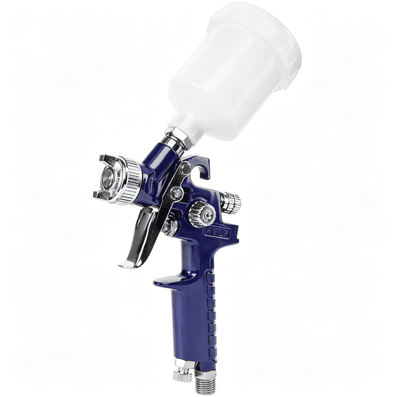 CURYMAY Hvlp Mini Gravity Feed Air Spray Paint Gun | 1.0 Mm Nozzle Size | 125 Cc Paint Gun