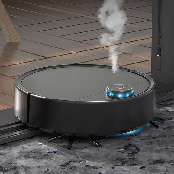CURYMAY Intelligent Robot Vacuum Cleaner and Mop, Household Floor Cleaning Robot Automatic Water Tank, Sweeping and Mopping Machine for Hardwood Floors Carpets, Self-Charging Smart Vacuum for Pet