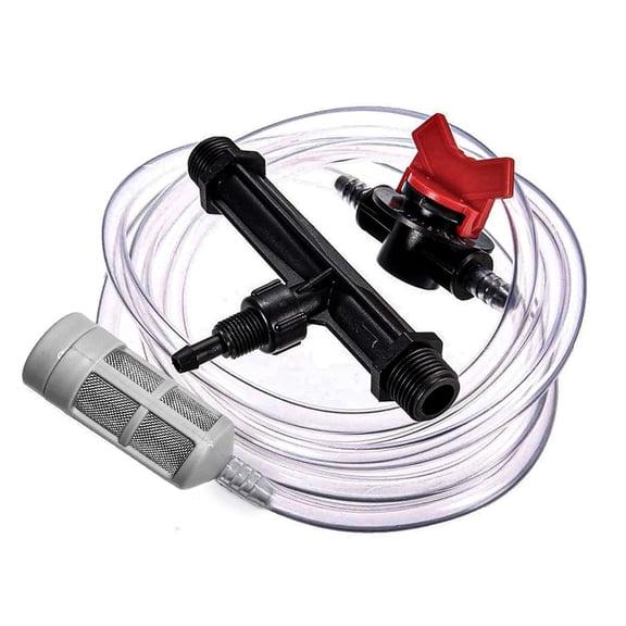 CURYMAY Irrigation Venturi Fertilizer Injector Kit - 3/4 Inch Mixer Injectors for Garden Agriculture Water Tube System Fertilizer Injector for Drip Irrigation