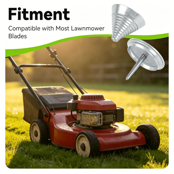 CURYMAY Lawn Mower Blade Balancer-Premium Universal Blade Balancer,Balances Blades After Sharpening,Precision Metal/Zinc Cone Design,Compatible with and More