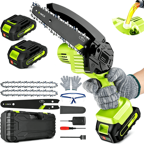 CURYMAY Mini Chainsaw Cordless,[2026 D] Electric Saw Gifts for Men Dad Husband Gardener,Cool Gadgets for Men 2026,Stocking Stuffers for for Women 25 Dollar Items