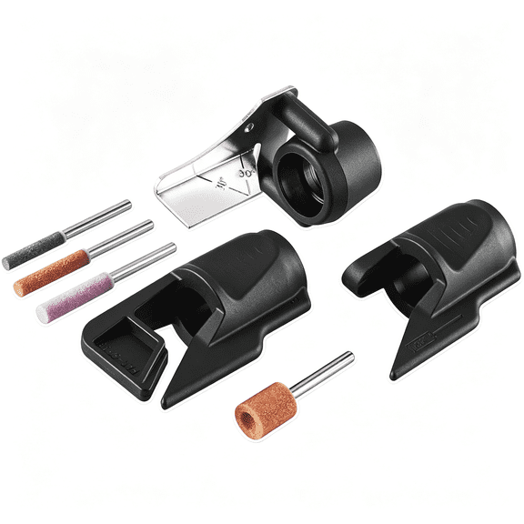 CURYMAY Sharpening Attachment Kit, for Sharpening Outdoor Gardening Tools, Chainsaws, and Home Diy Projects, Home Diy Projects Garden Tool Sharpener
