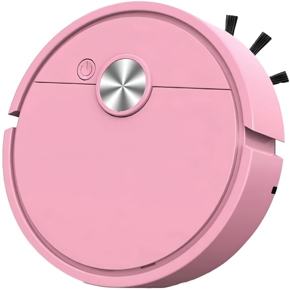 CURYMAY Smart Robot Vacuum Cleaner 3-in-1 Automatic with Navigation,Vacuum Robot Cleaner and Mop Sweeping Mopping for Floors Carpets Pet Hair,Pink