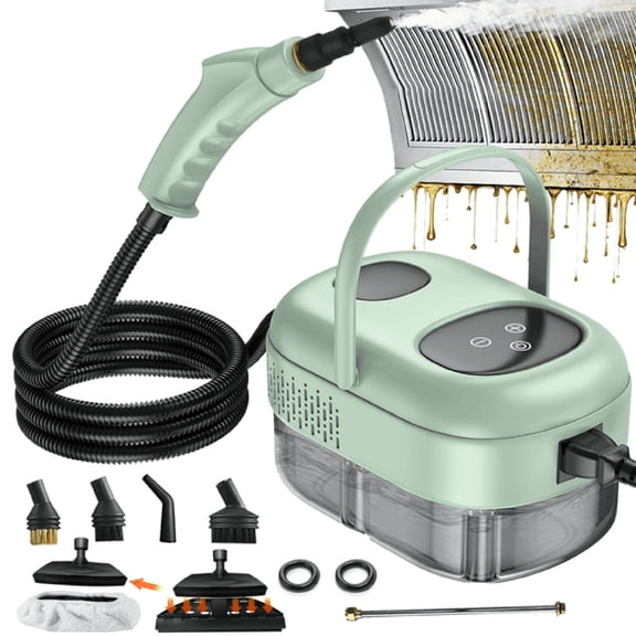 CURYMAY Steam Cleaner 2500W High Pressure Handheld Steamer for Cleaning Portable Steam Cleaner for Home Use High-Temperature Steamer Cleaner for Car Detailing,Kitchen,Bathroom,Grout and Tile