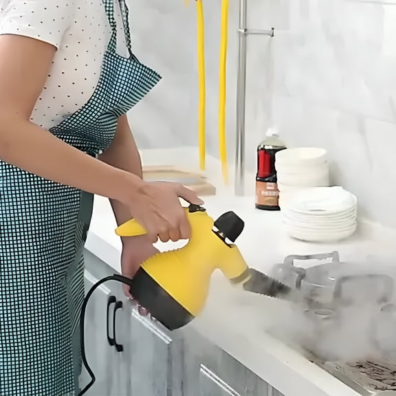 CURYMAY Steam Mop High Temperature Steam Disinfector Mop,Handheld Portable Steam Cleaner for Tile,Grout,Windows,Bathrooms,Kitchens,Fabric Steaming Tool Grout Steam Cleaner