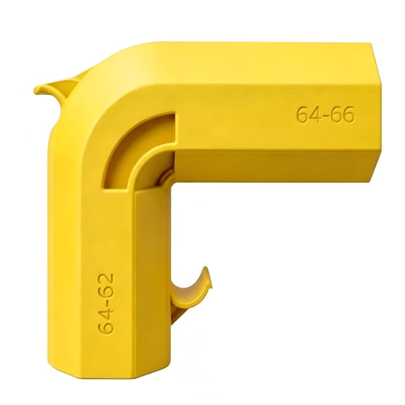 CURYMAY Table Saw Dust Collector 2.5 Inch Table Saw Attachment (Standard) | Abs Plastic Yellow 2.5 Inch Hose Fit 62 to 66Mm Port Compatibility Compact Woodworking Shop Dust Management
