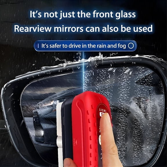 CURYMAY Tactical Windshield Cleaner,Glass Cleaning Board - All-Powerful Oil Film Eraser for Automotive Windows/Side Mirrors,Freeze-Proof -40C Operation,Automotive-Grade Deep Cleaning