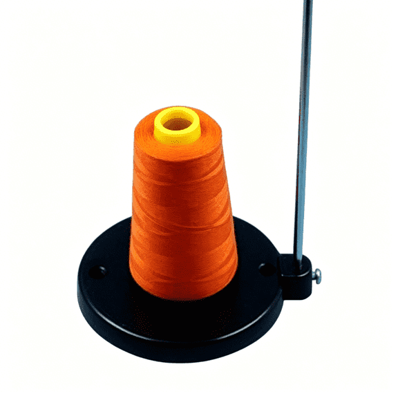 CURYMAY Thread Stand for Sewing, All-Metal Spool Holder with Adjustable Arm, Thread Holder for 500Y-5500Y Cones, Embroidery Thread Holder & Sewing Thread Holder, Stable Base