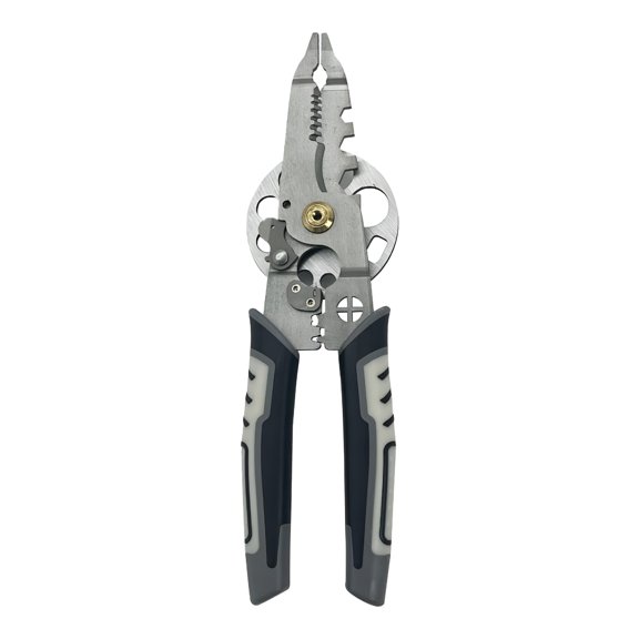 CURYMAY Wire Cable Multifunctional Ergonomic Wire Cutter Crimper for Splitting,Pulling,Crimping,Cutting,Wrench,Wire Crimper Tool