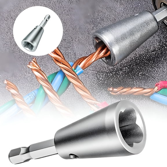 CURYMAY Wire Twisting Tool Wire Twister Wire Connector 2025 New Wire Twisting Tool Wire Stripper Tool Wire Twister Tool for Drill Wire Stripping And Twisting Tool for Power Drill Cable