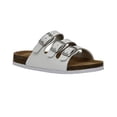 thumbnail image 1 of CUSHIONAIRE Kid's Lela JR Cork Footbed Sandal with +Comfort, 1 of 6