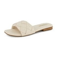 thumbnail image 1 of CUSHIONAIRE Women's Franca Woven Slide Sandal With Memory Foam, Wide Widths Available, 1 of 5
