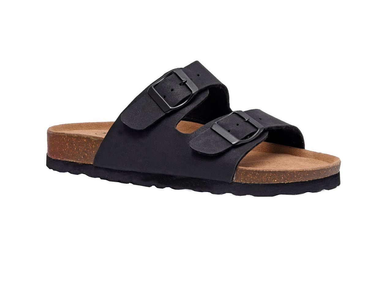Cushionaire Women's Lane Cork Footbed Sandal with +Comfort