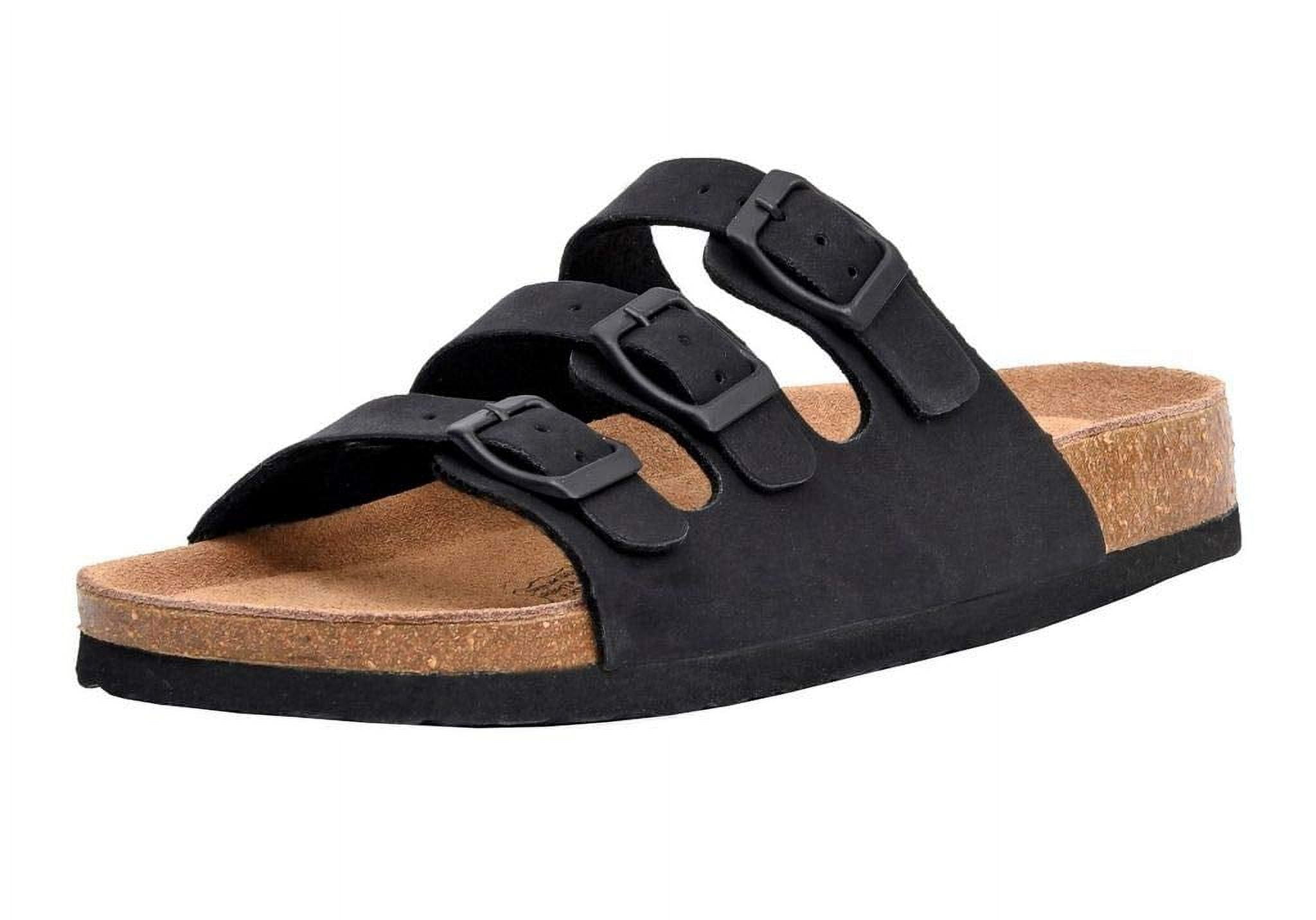 Sandali CUSHIONAIRE Lela Per Donna Con Plantare In Sughero E Pelle Scamosciata – Marrone, Taglia 40 EU