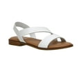 thumbnail image 1 of CUSHIONAIRE Women's Lido Asym Slingback Sandal +Memory Foam, 1 of 5