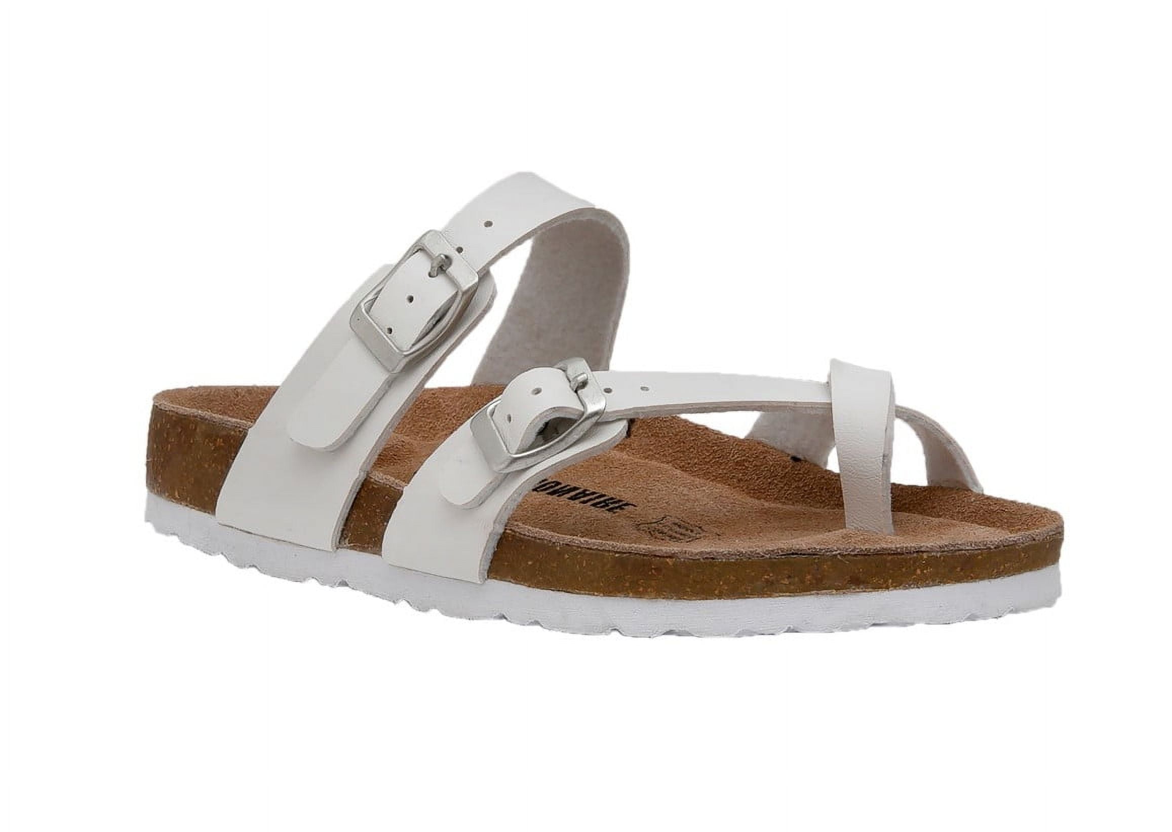 Cushionaire sandals white best sale