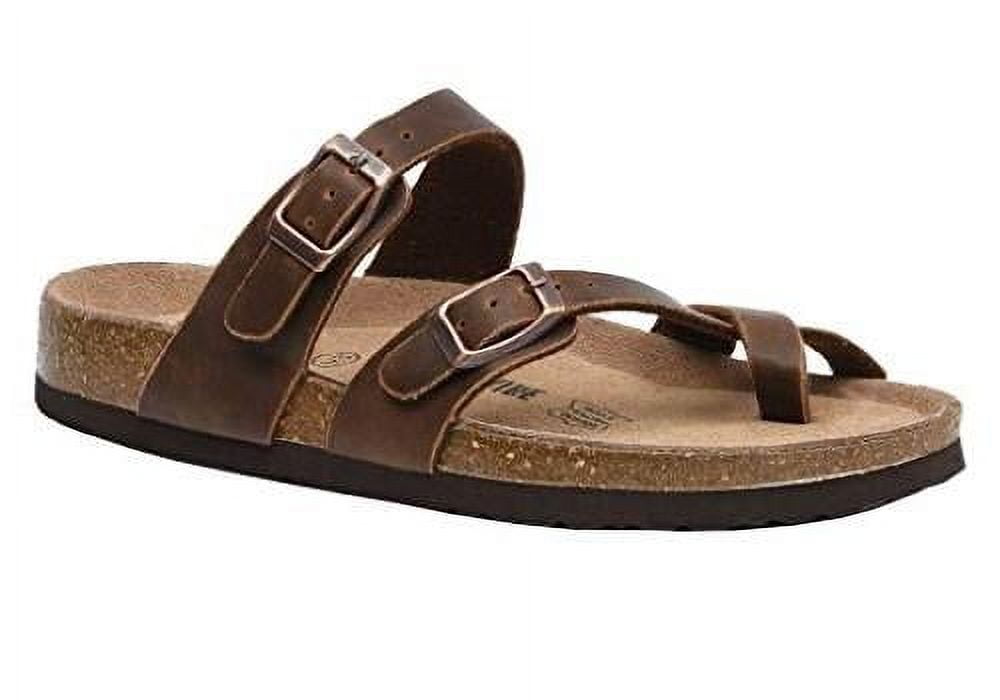 CUSHIONAIRE Women's Luna Cork Footbed Sandal with +Comfort - Walmart.com