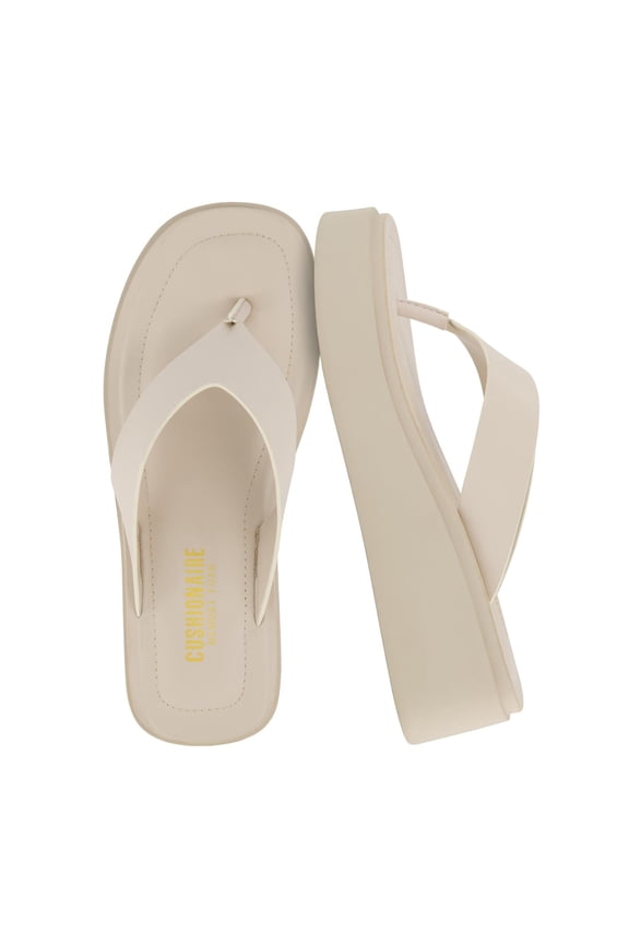 Pippin Chunky Platform Flip Flops - Stylish Wedge Thong Sandals for Women with Cushioned Footbed and Durable Flatform Sole