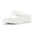 thumbnail image 1 of CUSHIONAIRE Women's Pippin Thong Platform Sandal with +Memory Foam, 1 of 5