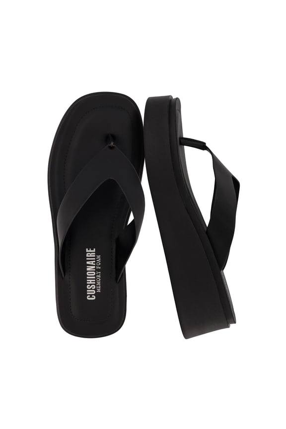 Pippin Chunky Platform Flip Flops - Stylish Wedge Thong Sandals for Women with Cushioned Footbed and Durable Flatform Sole