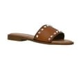 thumbnail image 1 of CUSHIONAIRE Women's Tyler Studded Slide Sandal +Memory Foam, Wide Widths Available, 1 of 5