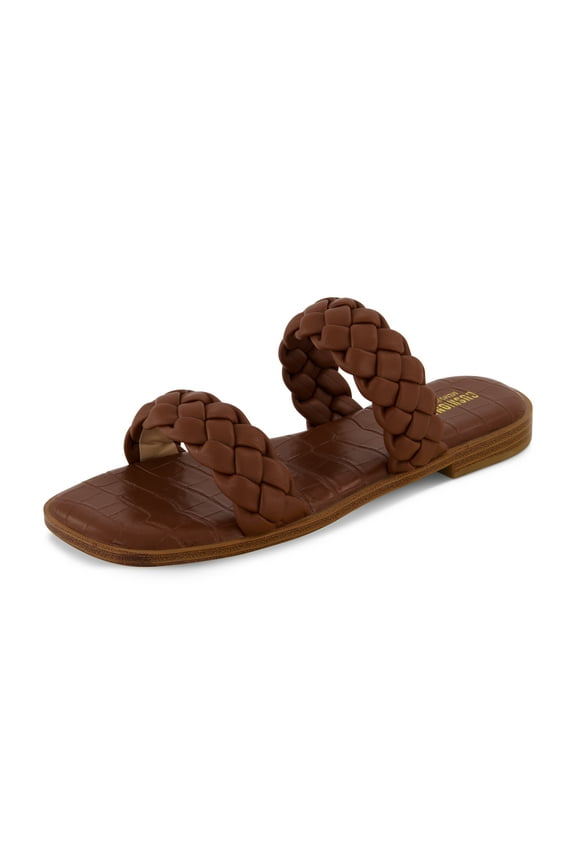Women's Vicki Braided Slide Sandal +Memory Foam