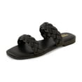 thumbnail image 1 of CUSHIONAIRE Women's Vicki Braided Slide Sandal +Memory Foam, 1 of 5