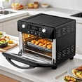 thumbnail image 1 of CUSIMAX Air Fryer Oven, 10-in-1 Convection Oven, 24QT Air Fryer Combo, Countertop Air Fryer Toaster Oven with Rotisserie & Dehydrator, Rich Accessories, Black, 1 of 6