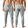 thumbnail image 1 of CUSTG Casual Pants For Men Drawstring High Waist Jogger Pants Slim Athletic Workout Trousers with Zipper Side Pockets For Running Cozy Soft Pants, 1 of 6
