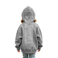 thumbnail image 1 of CUSTG Girl Sweatshirts Hoodie Long Sleeve Pullover Sweatshirt California Letter Print Back Design Kangaroo Pocket Tunic vacation Outerwear, 1 of 5