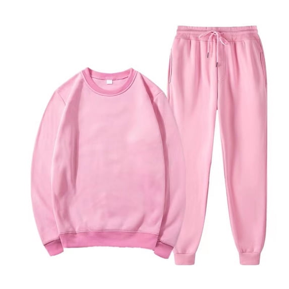 CUSTG Kids Boys Girls Sets Long Sleeve Crewneck Top And Long Sweatpants 50Pcs Fall Outfit Sets For Girl Boy Cozy Soft Home School Vacation Outfits
