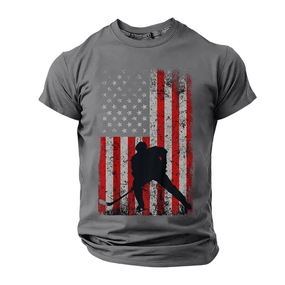 CUSTG Men T-Shirts Casual 4th Of July 250th Anniversary Shirt T Shirt Prints Crew Neck Short Sleeve 250 Years Birthday Patriotic Celebrate America's 250th Anniversary Fashionable 1776-2026 Tops