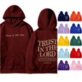 thumbnail image 1 of CUSTG Oversized Hoodies For Women Casual Long Sleeve Back Letter Printed Hooded Sweatshirts Pullover Tops Athletic Daily Wear, 1 of 4