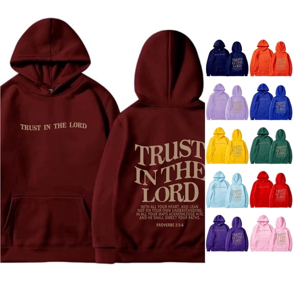 CUSTG Oversized Hoodies For Women Casual Long Sleeve Back Letter Printed Hooded Sweatshirts Pullover Tops Athletic Daily Wear