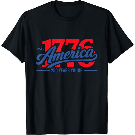CUSTG T-Shirts Men's USA 250th Anniversary O-Neck Short Sleeve T Shirt Celebrate America's 250th Anniversary Cozy 1776-2026 4th Of July Tops