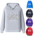 thumbnail image 1 of CUSTG Vintage City Name Graphic Hoodie for Men, Loose Fit Pullover Sweatshirt Long Sleeve Casual Street Hooded Tops Oversized Stylish Streetwear, 1 of 4