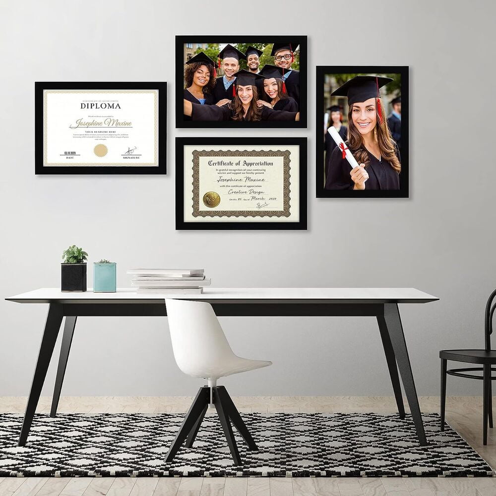 CUSTOM 8X10" PHOTO PICTURE IMAGE w/ FRAME PRINT YOUR OWN ART POSTER bl